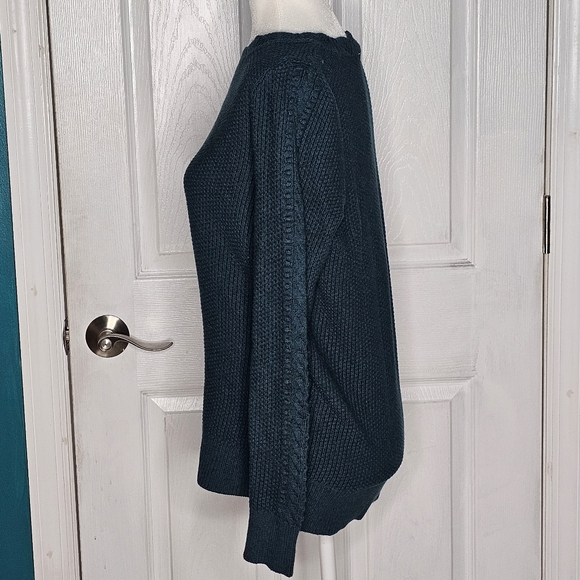 Loft Long Sleeve Sweater Hunter Green Medium - Picture 5 of 7